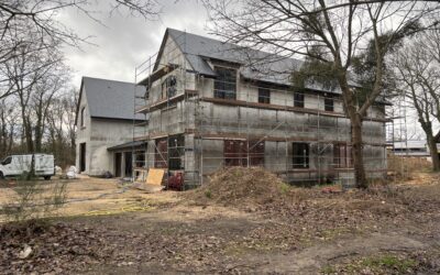 Hiver 2024 – BARN HOUSE, Évolution du chantier