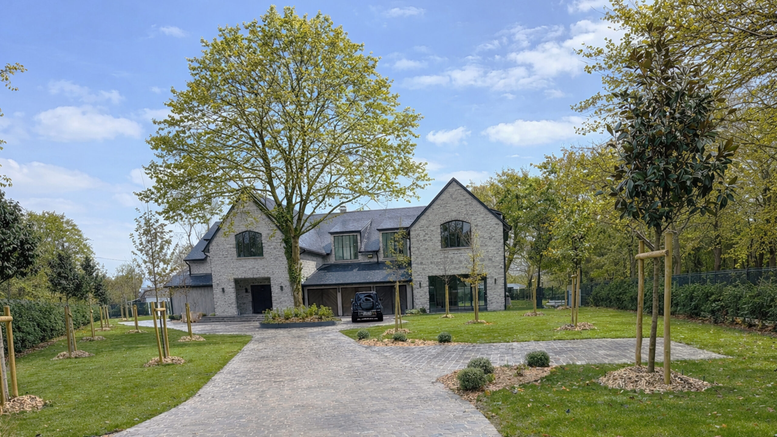 Construction d'une maison - Pierre & Bois - MKRS Architectes - Oise - Senlis