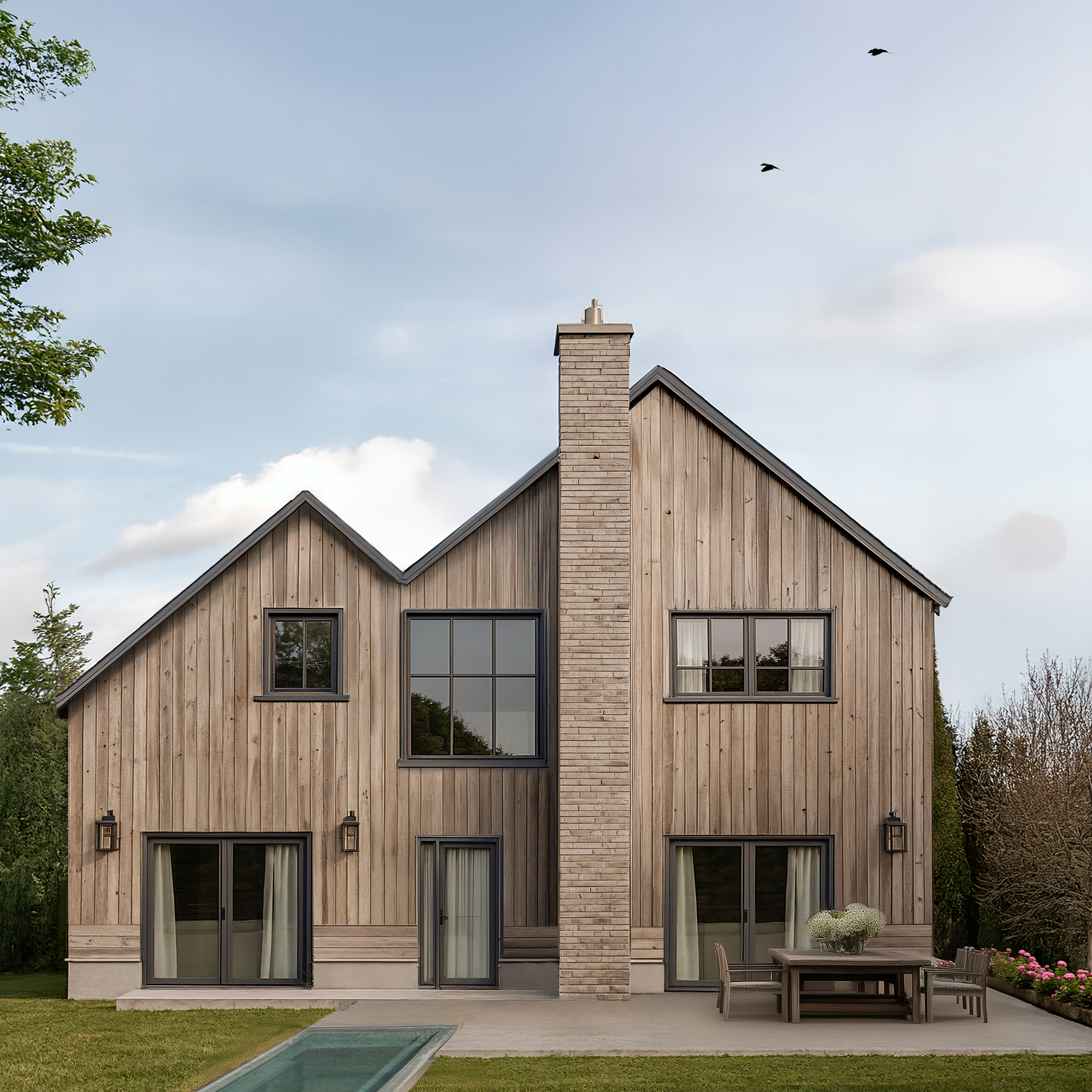 Maison ossature et bardage en bois - Coye La Foret - Oise