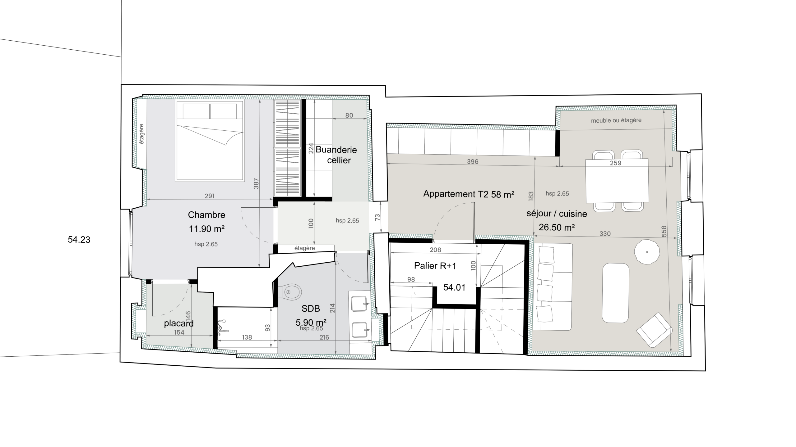 Changement de destination et rénovation d'appartements dans un immeuble ancien à Senlis