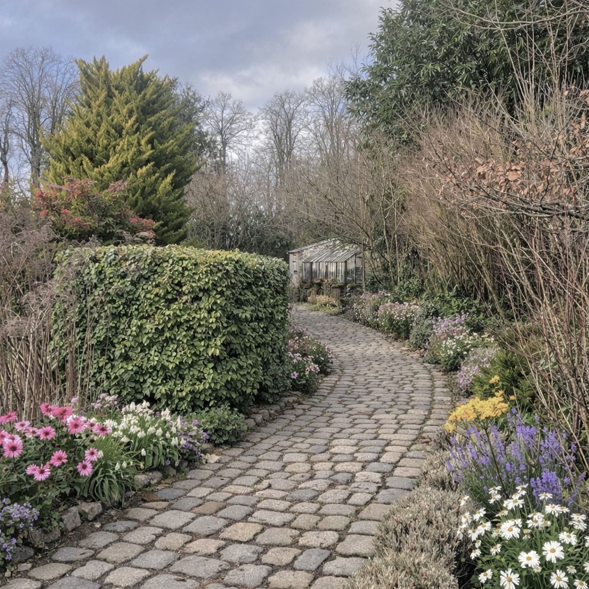Réaménagement d'un jardin paysager à Senlis