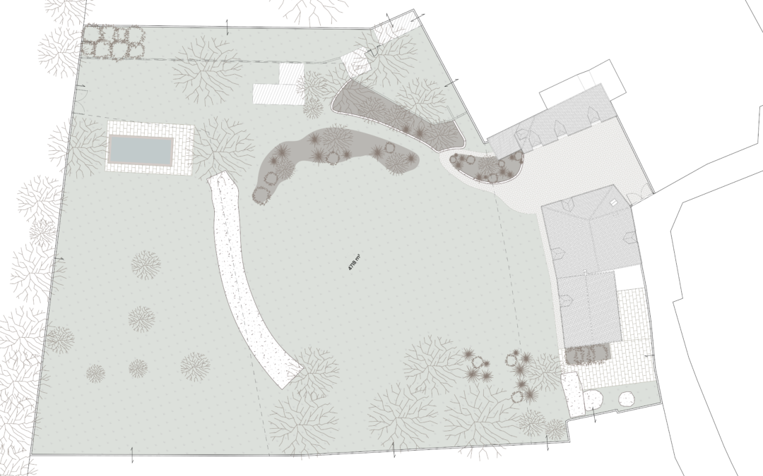 VET – Restructuration et aménagements paysagers d&rsquo;un jardin de 4000 m² à Senlis